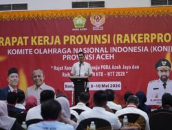 Rakerprov KONI Aceh 2026, Sekda Tekankan: Pembinaan Atlet Berlanjut