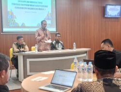 Pemprov Aceh Gelar Lokakarya dan Bimtek Pendataan SPM Pascabencana Regional I di Lhokseumawe