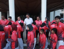Sekda Aceh Lepas Kontingen TSA ke Sumut National Taekwondo Championship 2026