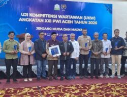 PWI Aceh Laksanakan UKW Jenjang Muda dan Madya