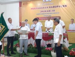 MUKAB III KADIN Nagan Raya Berlangsung Aklamasi, Teuku Raja Yordan S. Habib Pimpin KADIN 2026–2031